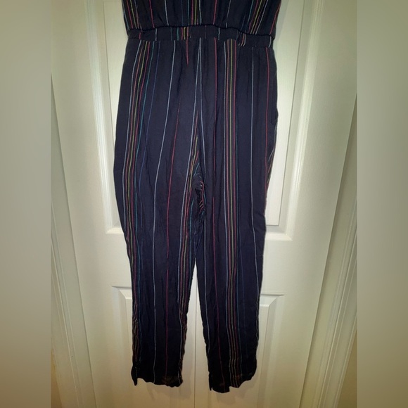 New Anthropologie Dolan Odille Striped Halter Jumpsuit Size S. GUC - Picture 5 of 16
